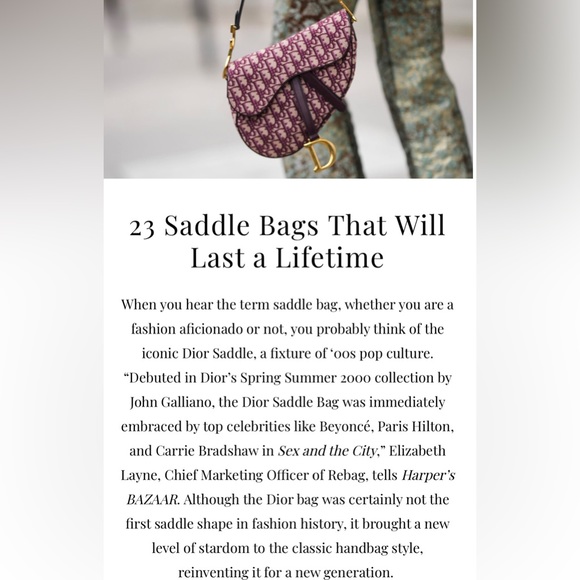 DIOR MONOGRAM SADDLE BAG🎊HP - Picture 3 of 8